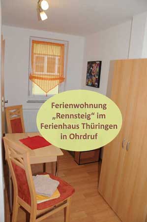 Ferienwohnung Rennsteig im Ferienhaus Thüringen in Ohrdruf